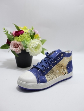 Trampki damskie na płaskim (36-41) 506 B BLUE