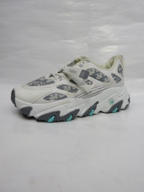 Buty sportowe damskie na płaskim (36-41) XJ-18 WHITE