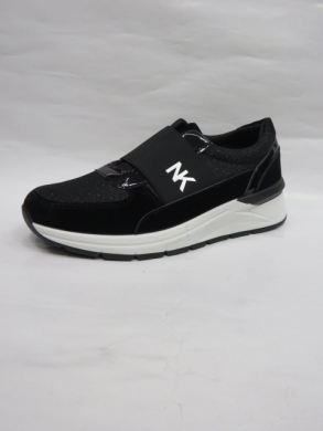 Buty sportowe damskie na płaskim (36-41) XBC23207 BLACK