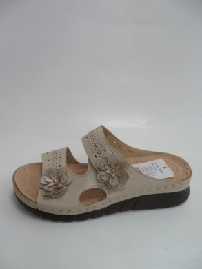 Klapki damskie na płaskim (37-42) 802-1 BEIGE