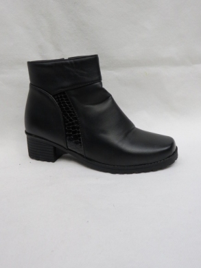 Botki damskie ocieplane na obcasie (36-42) 2215 BLACK