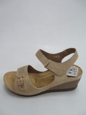 Sandały Damskie na koturnie (36-41) Y-28 BEIGE