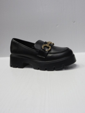 Mokasyny damskie na płaskim (36-41) YDF-18A BLACK