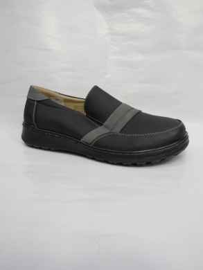 Półbuty damskie na płaskim (36-42) 37014-1 BLACK/GREY