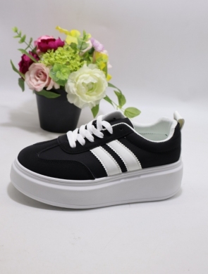 Buty sportowe damskie na płaskim (36-41) AA-87 BLACK