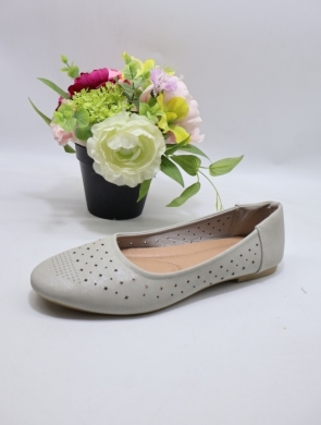 Baleriny damskie (36-42) 3725-3 L.GREY