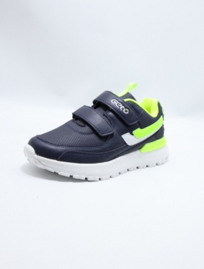 Buty sportowe chłopięce (32-37) A376 BLUE/GREEN