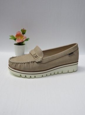 Mokasyny damskie na płaskim (36-41) GS55 BEIGE
