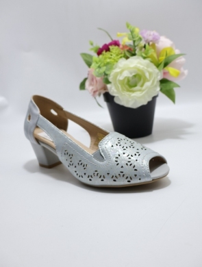 Sandały damskie na obcasie (36-41) 1607 GREY