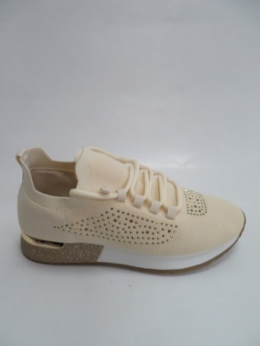 Buty sportowe damskie na płaskim (36-41) AB118 BEIGE
