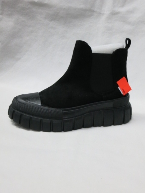 Botki damskie na płaskim (36-41) R979 BLACK