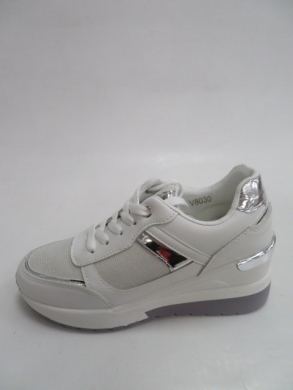 Buty sportowe damskie na koturnie (36-41) 8030 WHITE