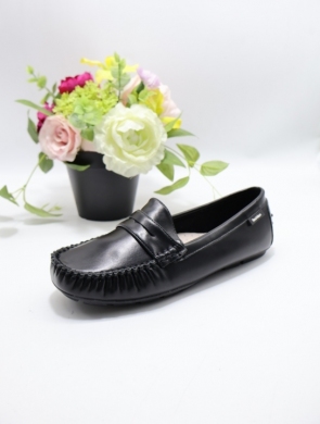 Mokasyny damskie na płaskim (36-41) HJJ-03 BLACK