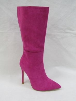 Kozaki damskie na szpilce (36-41) RB144 FUCHSIA