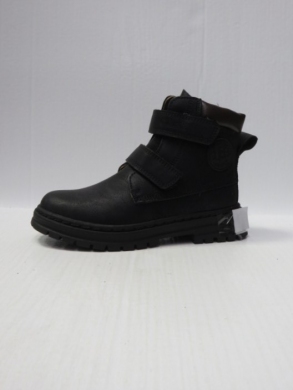 Botki chłopięce ocieplane (32-37) HC362 BLACK/BROWN