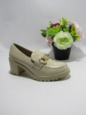 Mokasyny damskie na koturnie (36-41) 5022 BEIGE