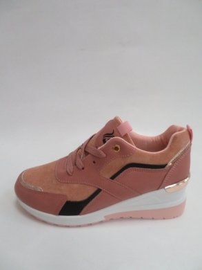 Buty sportowe damskie na koturnie (36-41) XN-113 PINK