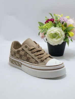 Trampki damskie na płaskim (36-41) 9030-5 CAMEL