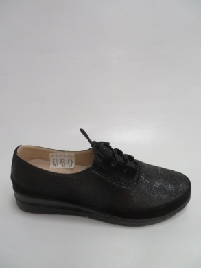 Półbuty damskie na koturnie (36-42) 13033-1 BLACK