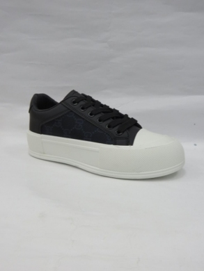 Buty sportowe damskie na płaskim (36-41) 5005-1 BLACK