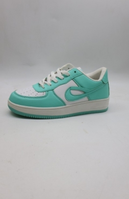Buty sportowe damskie na płaskim (36-41) DN91-313 WH/LGREEN