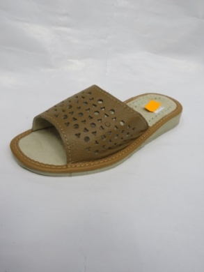 Kapcie damskie (37-41) SD174K Skórzane