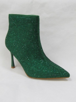Botki damskie na szpilce (36-41) JH268 GREEN