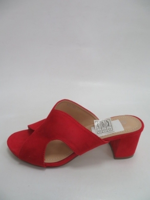 Klapki damskie na obcasie (36-41) N19-380 RED