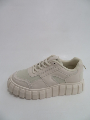 Sportowe Damskie na koturnie (36-41) 7883 BEIGE