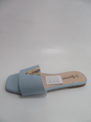 Klapki damskie na płaskim (36-41) BG102  BLUE