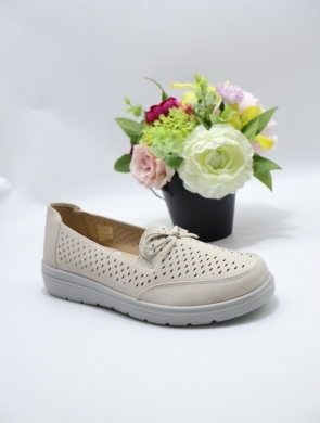 Półbuty damskie na płaskim (36-41) VR617 BEIGE