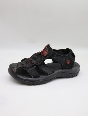Sandały męskie (39-44) 2888 BLACK SKÓRA