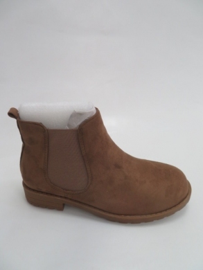 Botki damskie jesienne na płaskim (28-35) XOM-775 KHAKI
