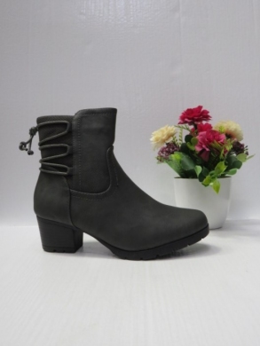 Botki damskie ocieplane na obcasie (36-41) 611-2