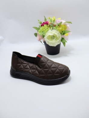 Półbuty damskie na płaskim (37-42) XQ25-3 BROWN