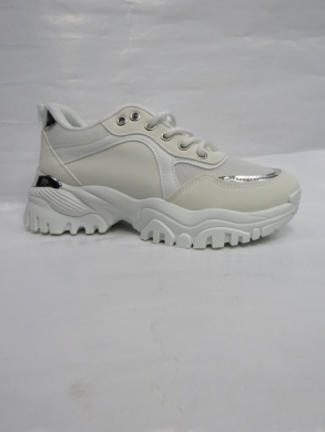 Buty sportowe damskie na płaskim (36-41) 205206 WHITE