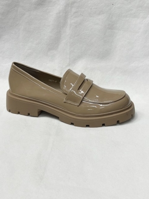Mokasyny damskie na płaskim (36-41) 8977 KHAKI