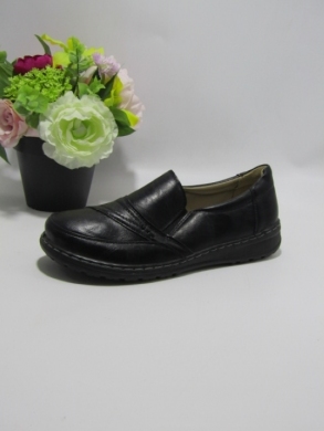 Półbuty damskie na płaskim (36-42) 22T43-1 BLACK