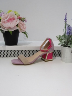 Sandały damskie na obcasie (36-41) L7679-01 BEIGE