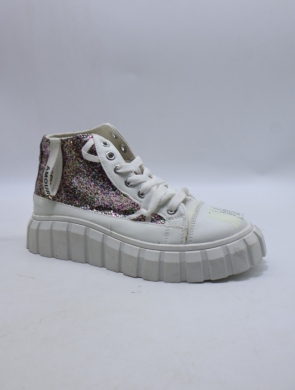 Trampki damskie na płaskim (36-41) XLL23186 WHITE