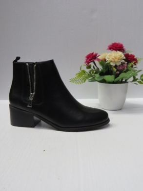 Botki damskie ocieplane na obcasie (36-41) C755 BLACK