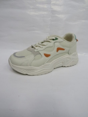 Buty sportowe damskie na płaskim (36-41) E569-5 BEIGE