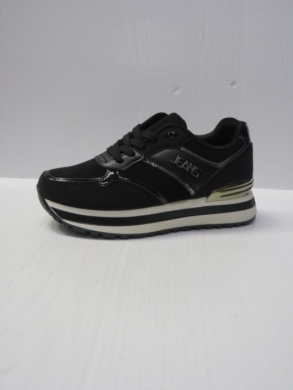 Buty sportowe damskie na płaskim (36-41) 0-121 BLACK/GUN