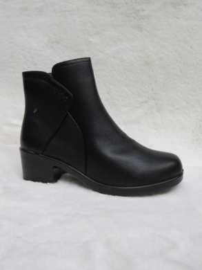 Botki damskie ocieplane na obcasie (39-43) DJF-52 BLACK