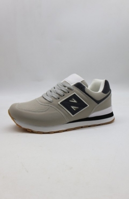 Buty sportowe damskie na płaskim (36-41) DNB6-8 LGREY/WH