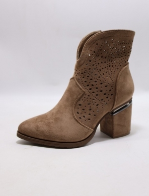 Botki damskie na obcasie (36-41) H252-3 COFFE