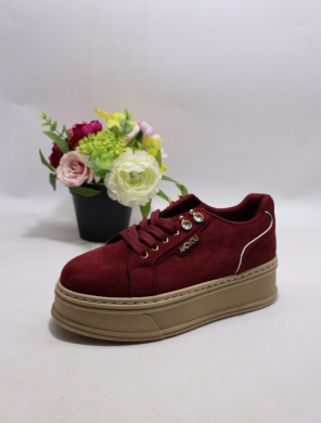 Buty sportowe damskie na płaskim (36-41) 6612 RED