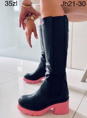 Kozaki damskie na obcasie (36-41) JH21-30