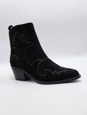 Botki damskie na obcasie (36-41) BM169 BLACK