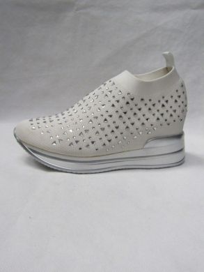 Buty sportowe damskie na koturnie (36-41) 8159-SP WHITE